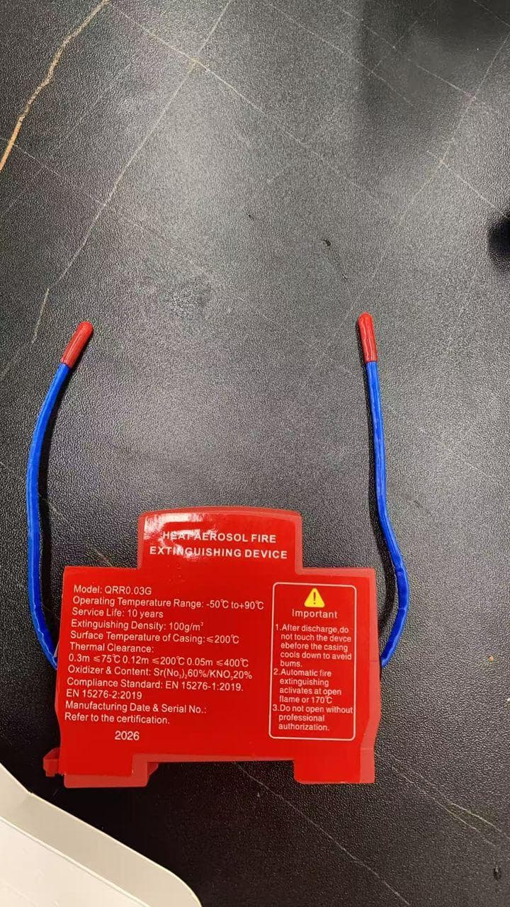 Hot Aerosol deployed in a server room environment